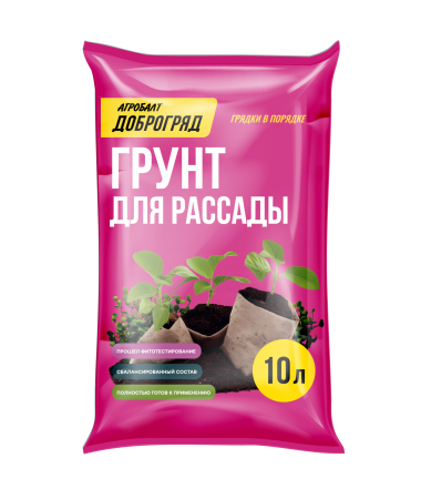 Агробалт Доброгряд для Рассады 10л, 176шт