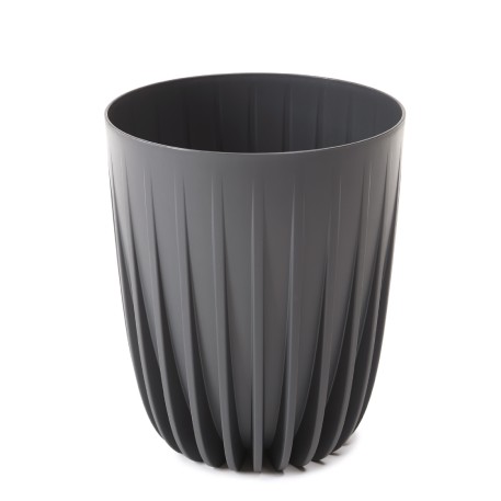 Кашпо Mira Eco recycled d19; h22,6см 2,4л антрацит