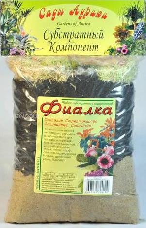 Субстрат для фиалок 1л 16шт/кор      Сады Аурики